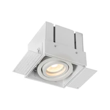 Spot incastrabil Lucide TRIMLESS stil modern aluminiu alb forma dreptunghi GU10 IP20 - 09925/01/31