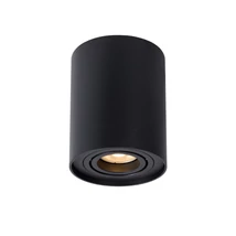 Plafoniera tip spot Lucide TUBE stil modern aluminiu negru forma cilindric GU10 IP20 - 22952/11/30