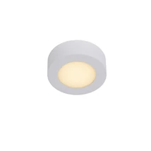 Plafoniera baie Lucide BRICE-LED stil modern aluminiu alb forma rotund LED IP44 - 28116/11/31