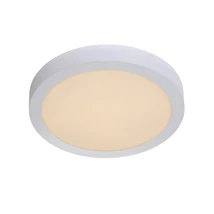 Plafoniera baie Lucide BRICE-LED stil modern aluminiu alb forma rotund LED IP44 - 28116/30/31