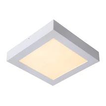 Plafoniera baie Lucide BRICE-LED stil modern aluminiu alb forma unghiular LED IP44 - 28117/22/31