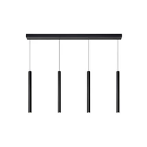Pendul Lucide LORENZ stil modern aluminiu negru LED IP20 - 74403/04/30