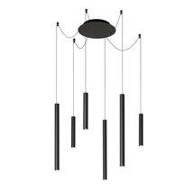 Pendul Lucide LORENZ stil modern aluminiu negru LED IP20 - 74403/06/30
