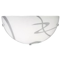 Aplica de perete Rabalux SOLEY E27 metal plastic alb cu abajur sticla alb cu motivestil traditional IP20 - 1817