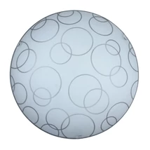 Plafoniera Rabalux ADA E27 metal plastic alb cu abajur sticla transparentstil traditional IP20 - 1843