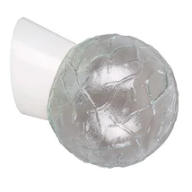 Aplica de perete Rabalux GRACE E27 plastic alb cu abajur sticla transparentstil traditional IP20 - 2432