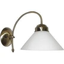 Aplica de perete Rabalux MARIAN E27 metal bronz cu abajur sticla albstil clasic IP20 - 2701