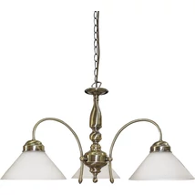 Candelabru Rabalux MARIAN E27 metal bronz cu abajur sticla albstil clasic IP20 - 2703