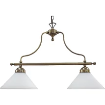 Candelabru Rabalux MARIAN E27 metal bronz cu abajur sticla albstil clasic IP20 - 2707