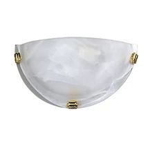 Aplica de perete Rabalux ALABASTRO E27 metal sticla alabastru alb cu abajur sticla stil clasic IP20 - 3001