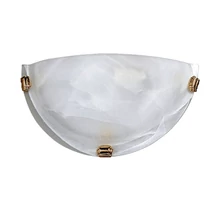 Aplica de perete Rabalux ALABASTRO E27 metal sticla alabastru alb cu abajur sticla stil clasic IP20 - 3003