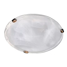 Plafoniera Rabalux ALABASTRO E27 metal sticla alabastru alb cu abajur sticla stil clasic IP20 - 3203