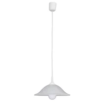 Pendul Rabalux ALABASTRO E27 plastic sticla alabastru alb cu abajur sticla stil traditional IP20 - 3905
