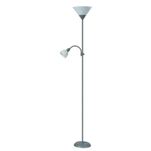 Lampadar Rabalux ACTION E27 metal argintiu cu abajur plastic albstil traditional IP20 - 4028