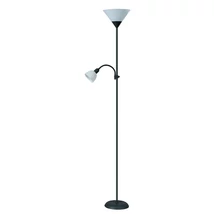 Lampadar Rabalux ACTION E27 metal negru cu abajur plastic albstil traditional IP20 - 4062