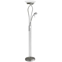Lampadar Rabalux GAMMA R7s 230W, 28W inclus metal crom satinat cu abajur sticla stil traditional IP20 - 4077