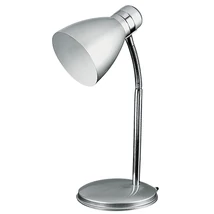 Veioza de birou Rabalux PATRIC E14 metal argintiu cu abajur metal stil traditional IP20 - 4206