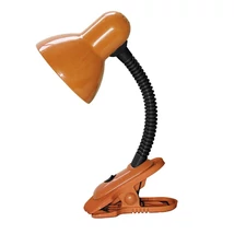 Veioza cu clema Rabalux DENNIS E27 metal plastic portocaliu cu abajur metal stil traditional IP20 - 4258