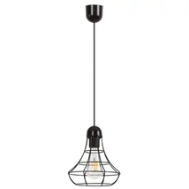 Pendul Rabalux RAMSEY E27 plastic negru cu abajur metal stil Industrial IP20 - 4649