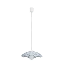 Pendul Rabalux VINO E27 plastic alb cu abajur sticla alb cu motivestil clasic IP20 - 4795
