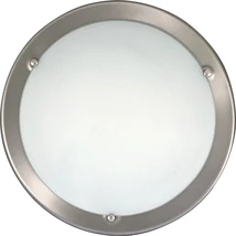 Plafoniera Rabalux UFO E27 metal crom satinat cu abajur sticla albstil traditional IP20 - 5151