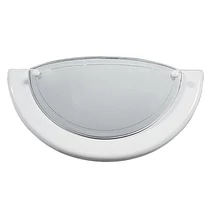 Aplica de perete Rabalux UFO E27 metal alb cu abajur sticla sticla opalstil traditional IP20 - 5161