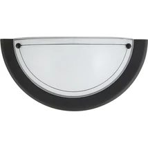 Aplica de perete Rabalux UFO E27 metal negru cu abajur sticla sticla opalstil traditional IP20 - 5163
