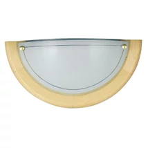 Aplica de perete Rabalux UFO E27 metal lemn natur cu abajur sticla sticla opalstil traditional IP20 - 5401