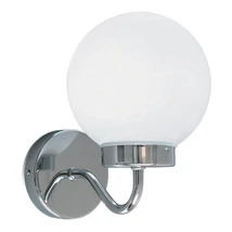 Aplica baie Rabalux TOGO E14 metal alb cu abajur sticla stil traditional IP44 - 5827