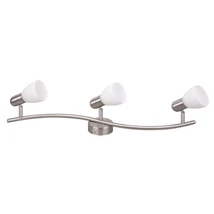 Spot Rabalux SOMA E14 metal crom satinat cu abajur sticla albstil traditional IP20 - 6303