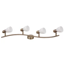Spot Rabalux SOMA E14 metal bronz cu abajur sticla albstil clasic IP20 - 6309