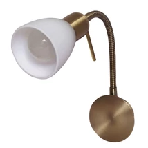 Spot Rabalux SOMA E14 metal bronz cu abajur sticla albstil clasic IP20 - 6320