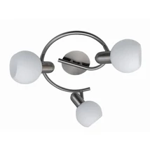 Spot Rabalux AUREL E14 metal crom satinat cu abajur sticla alb cu motivestil modern IP20 - 6343