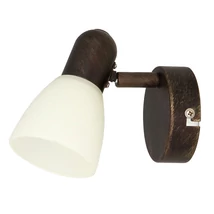Spot Rabalux SOMA E14 metal maro antic cu abajur sticla cremstil clasic IP20 - 6591