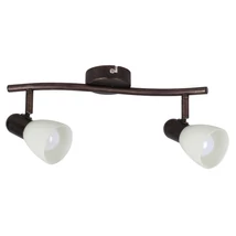 Spot Rabalux SOMA E14 metal maro antic cu abajur sticla cremstil clasic IP20 - 6592