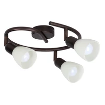 Spot Rabalux SOMA E14 metal maro antic cu abajur sticla cremstil clasic IP20 - 6593