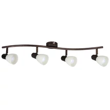 Spot Rabalux SOMA E14 metal maro antic cu abajur sticla cremstil clasic IP20 - 6594