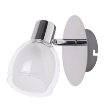 Spot Rabalux DAVE E14 metal crom cu abajur sticla albstil modern IP20 - 6835