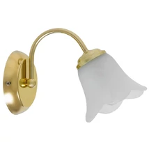Aplica de perete Rabalux RAFAELLA E14 metal auriu cu abajur sticla sticla opalstil clasic IP20 - 7231