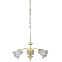 Candelabru Rabalux RAFAELLA E14 metal auriu cu abajur sticla sticla opalstil clasic IP20 - 7233