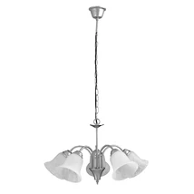 Candelabru Rabalux FRANCESCA E14 metal crom satinat cu abajur sticla sticla alabastru albstil traditional IP20 - 7365