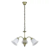 Candelabru Rabalux FRANCESCA E14 metal bronz cu abajur sticla sticla alabastru albstil clasic IP20 - 7373