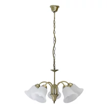 Candelabru Rabalux FRANCESCA E14 metal bronz cu abajur sticla sticla alabastru albstil clasic IP20 - 7375