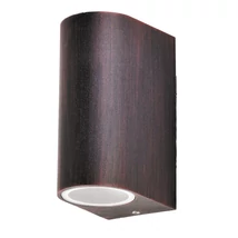 Aplica exterior Rabalux CHILE GU10 metal maro antic cu abajur sticla stil modern IP44 - 8019