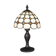 Veioza Rabalux MARVEL E14 metal bronz cu abajur sticla tiffany coloratstil clasic IP20 - 8072