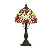 Veioza Rabalux MIRELLA E14 metal bronz cu abajur sticla tiffany coloratstil clasic IP20 - 8089