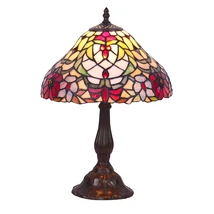 Veioza Rabalux MIRELLA E27 metal bronz cu abajur sticla tiffany coloratstil clasic IP20 - 8090