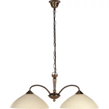 Candelabru Rabalux REGINA E27 metal bronz cu abajur sticla cremstil clasic IP20 - 8177