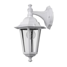 Aplica exterior Rabalux VELENCE E27 metal alb cu abajur sticla transparentstil clasic IP43 - 8201