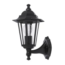Aplica exterior Rabalux VELENCE E27 metal negru cu abajur sticla transparentstil clasic IP43 - 8204